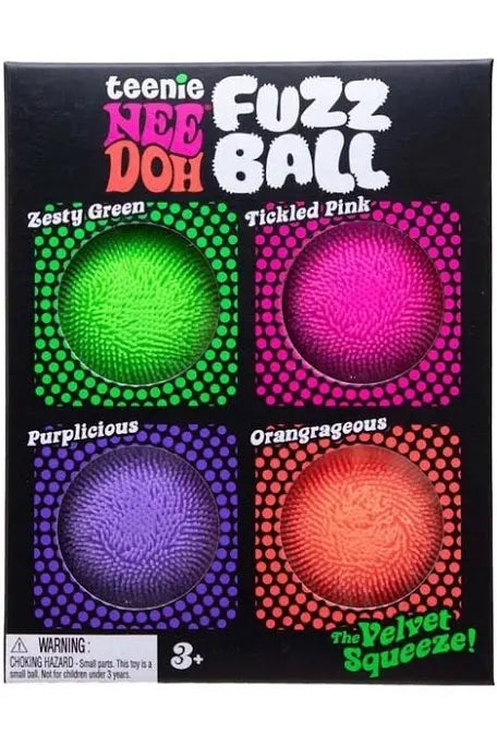 NEEDOH TEENIE FUZZ BALL- 4 PACK