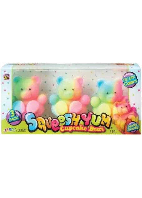 3 PACK CUPCAKE BEARS - SCENTED