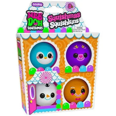 SQUISHMAS SQUISHKINS - 4 PACK - ULTRA RARE