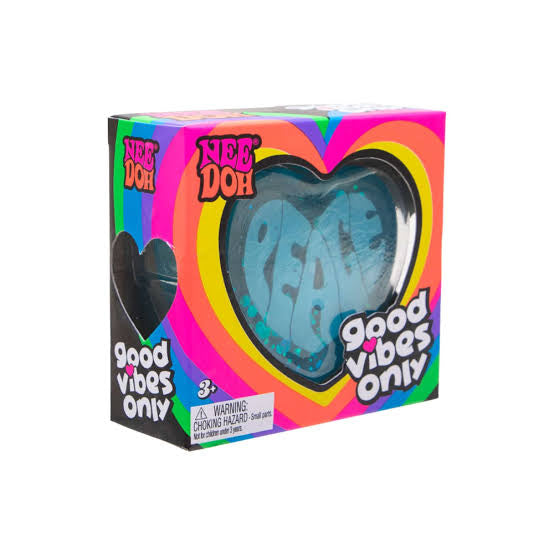 GOOD VIBES ONLY HEART - RANDOM COLOR/ QUOTE